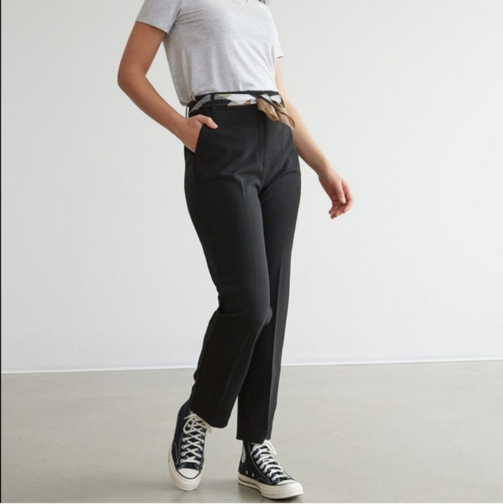 🖤 Reitmans Super High-Rise Straight-Leg Ankle Pant, 10, NWOT